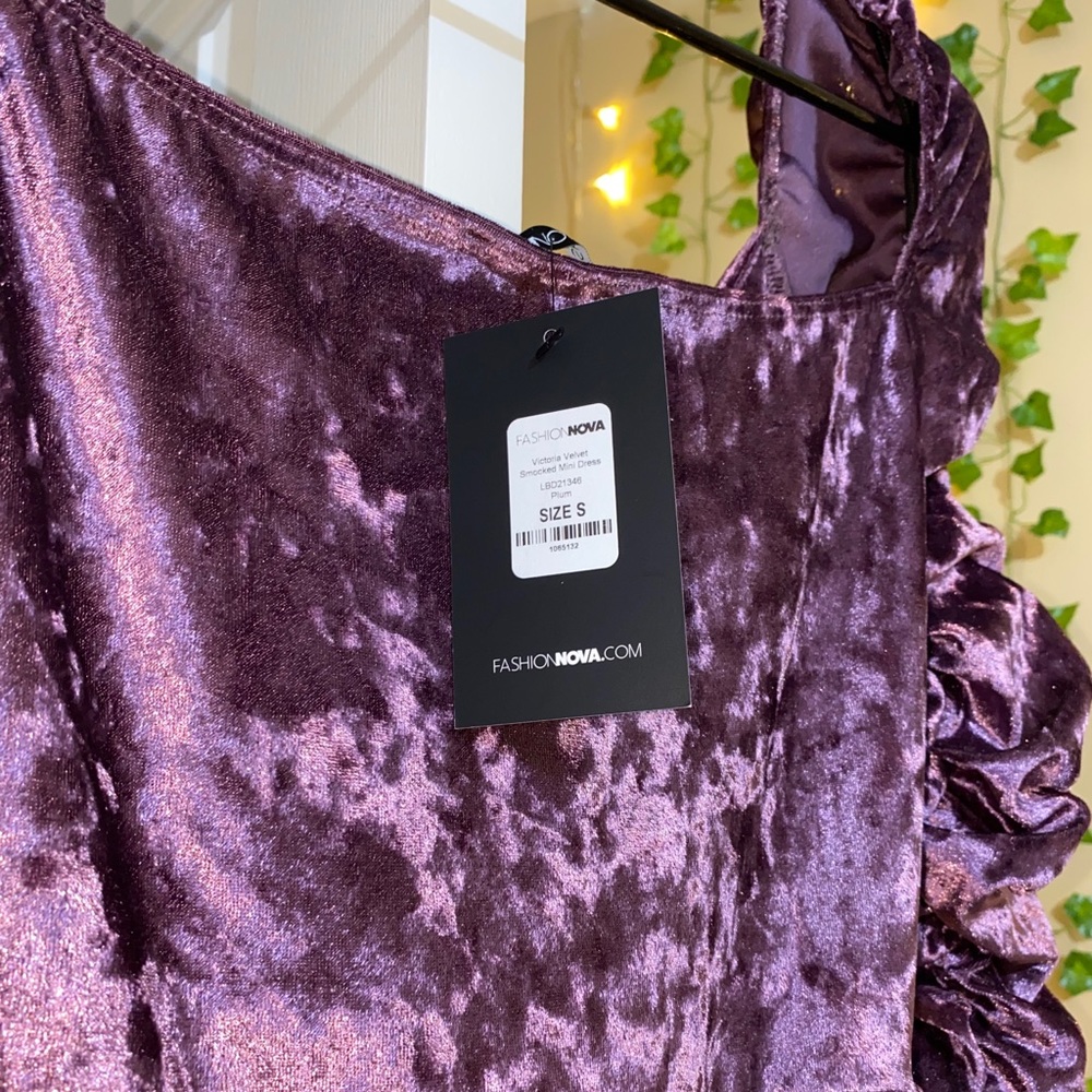 short velvet dress